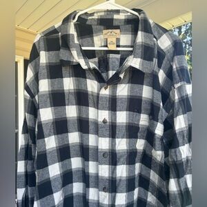 Blue Mountain 4XL black & white flannel